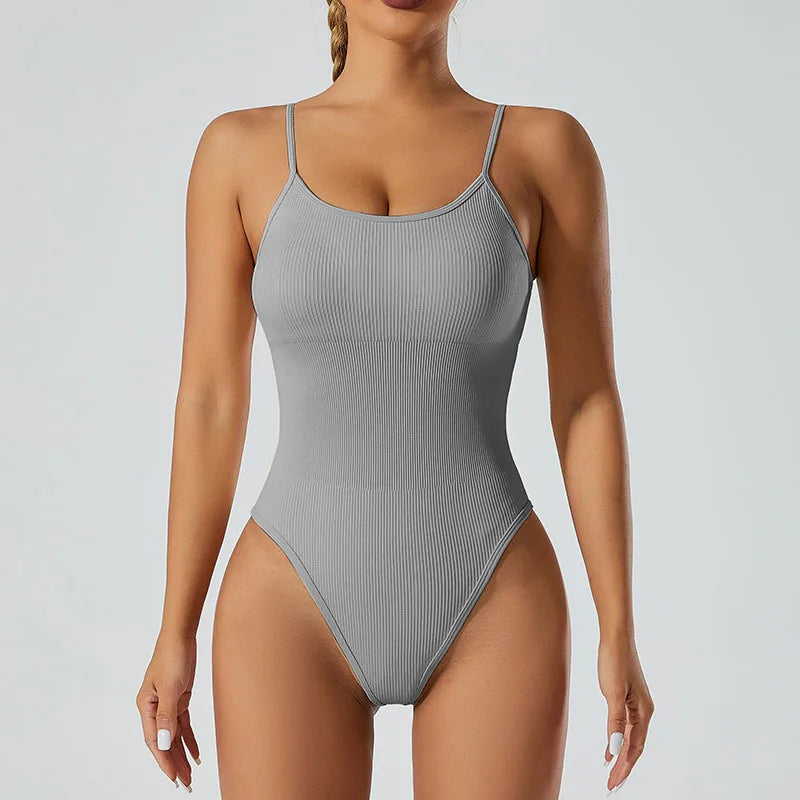 New Seamless Knit One-Piece Yoga Jumpsuit