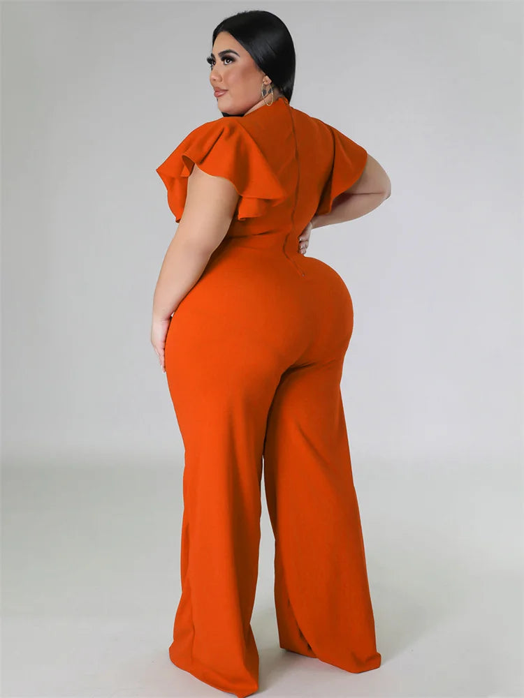 Women Plus Size Women Print Jumpsuit