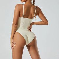 New Seamless Knit One-Piece Yoga Jumpsuit