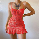Floral Camisole Dress Summer Comfortable Skirt