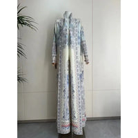Miyake Pleated Print Foldable Collar Long Sleeve Coats