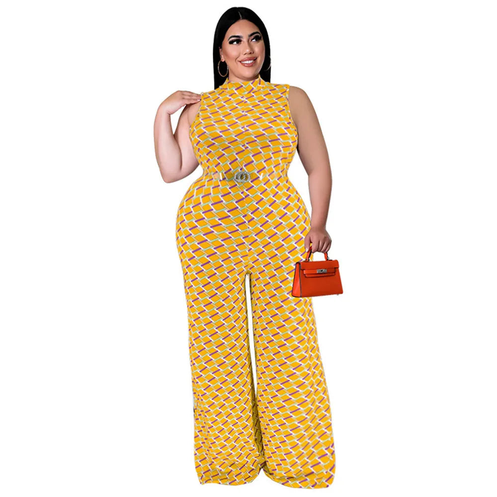 Plus Size Women Jumpsuit Summer Clothes