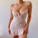 Floral Camisole Dress Summer Comfortable Skirt
