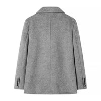 Streetwear Long Hairy Shaggy Blazer Coats