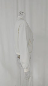 Fashion Women Elegant Solid Bomber Jacket