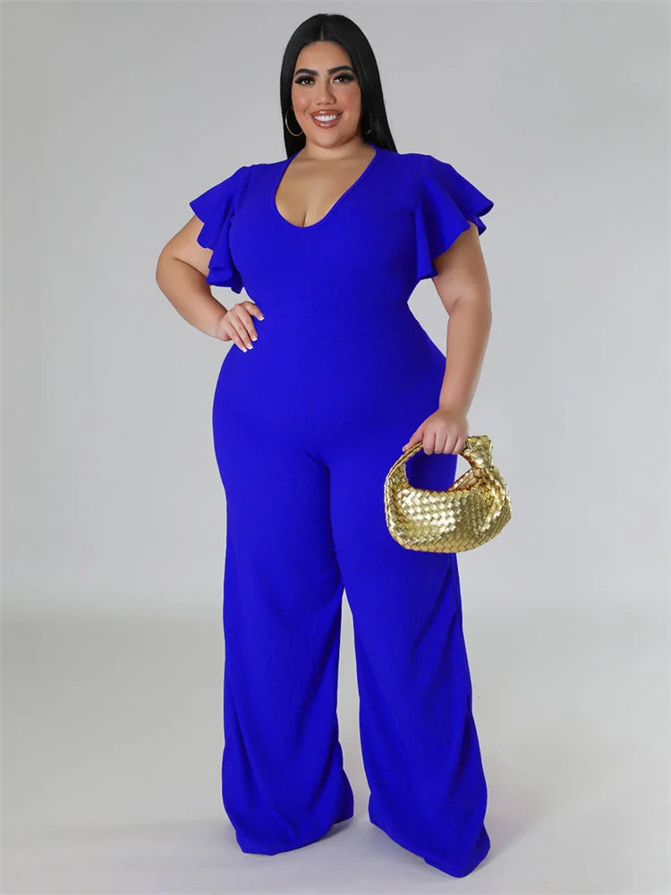 Women Plus Size Women Print Jumpsuit