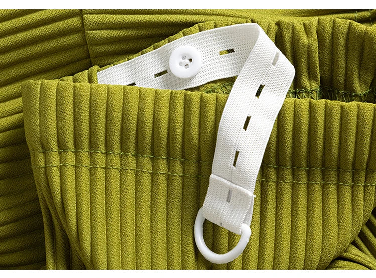 Side view of maternity trousers