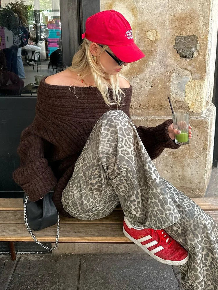 Soft mid-weight knit sweater back view