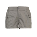 Stylish high waist cargo shorts outfit