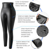 Stylish vegan leather leggings outfit