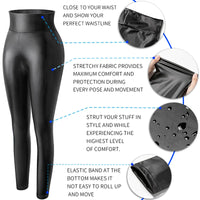 Stylish vegan leather leggings outfit