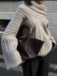 Tossy casual chic sweater on model