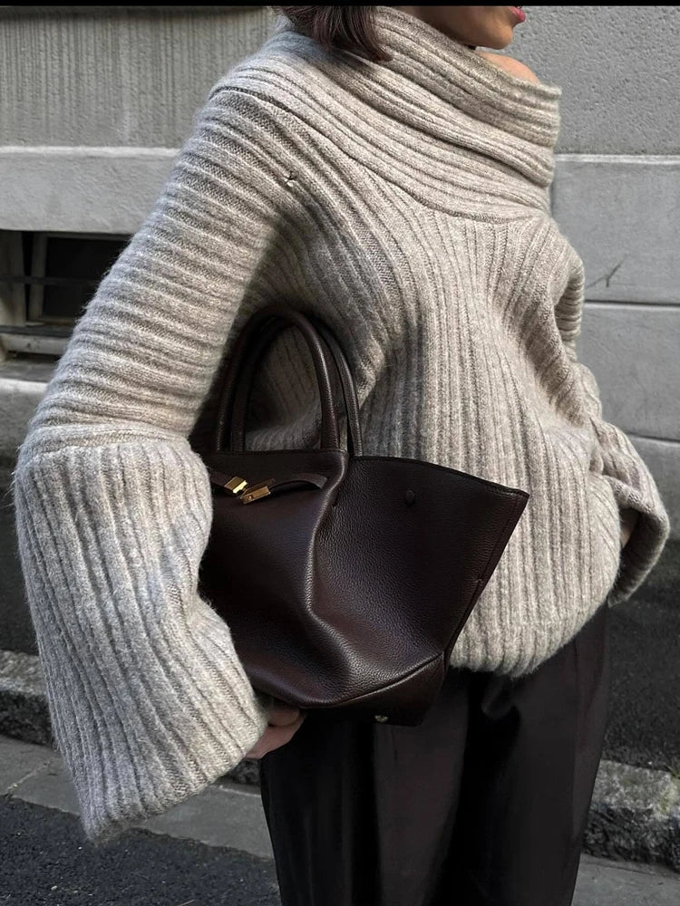 Tossy casual chic sweater on model