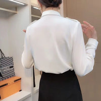 Trendy collar shirt with buttons