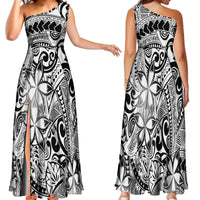 Vibrant tribal maxi dress