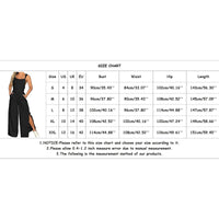 Wide-leg sleeveless jumpsuit side profile