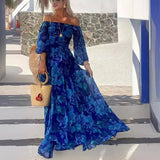 Women’s bold print party dress