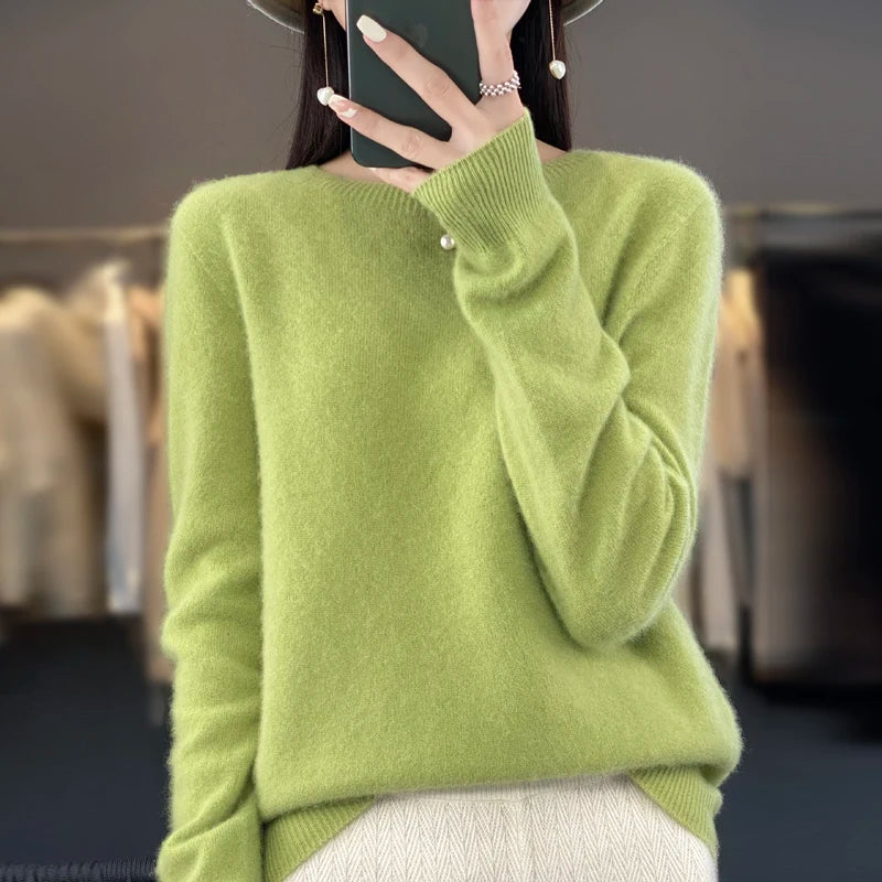 Women's casual knitted pullover coat