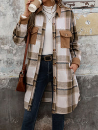 Women’s winter overcoat with belt