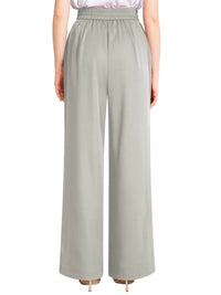 Pants for Women High Waist Straight Leg Pant Business Office Wide Leg Trousers Casual Loose Flare Bell Bottoms Gray Pull on Pants with Pocket Clothes Size XXL
