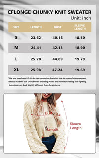 Womens Fall and Winter Fashion Sweater 2022 Crewneck Pom Pom Long Sleeve Chunky Knit Pullover Sweater Oversized Batwing Sleeve Loose Jumper Tops (Apricot, Large)
